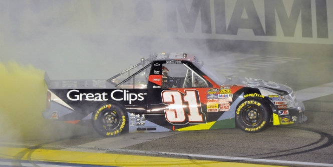 Buescher outruns bad luck for first championship. Year in Review: Driver withstands challenges after taking lead with four races left. After crossing the start/finish line, James Buescher didn't celebrate until he got official confirmation he wa