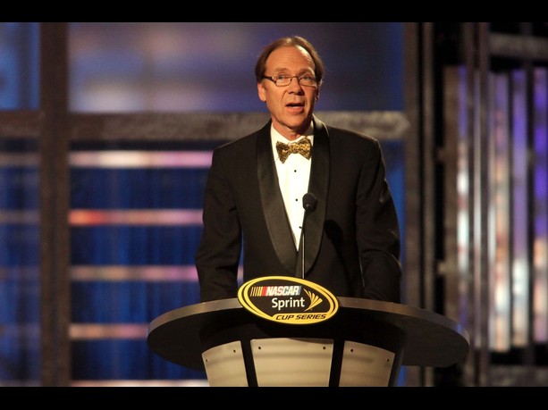 Sprint CEO Dan Hesse speaks during the NASCAR Sprint Cup Series Champion's Awards Ceremony at the Wynn Las Vegas on November 30, 2012