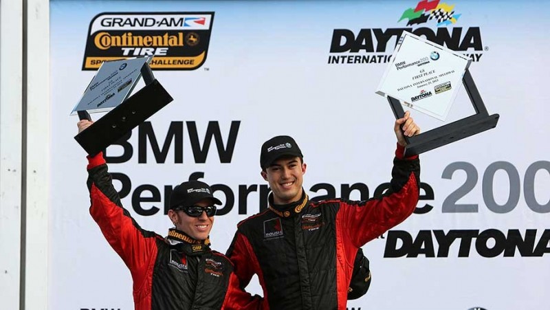 Roush Jr.'s repeat win holds special meaning - Family patriarch proud of performance in Continental Tire Sports Car Challenge Roush Jr.'s repeat win holds special meaning - Family patriarch proud of performance in Continental Tire Sports Car Challenge