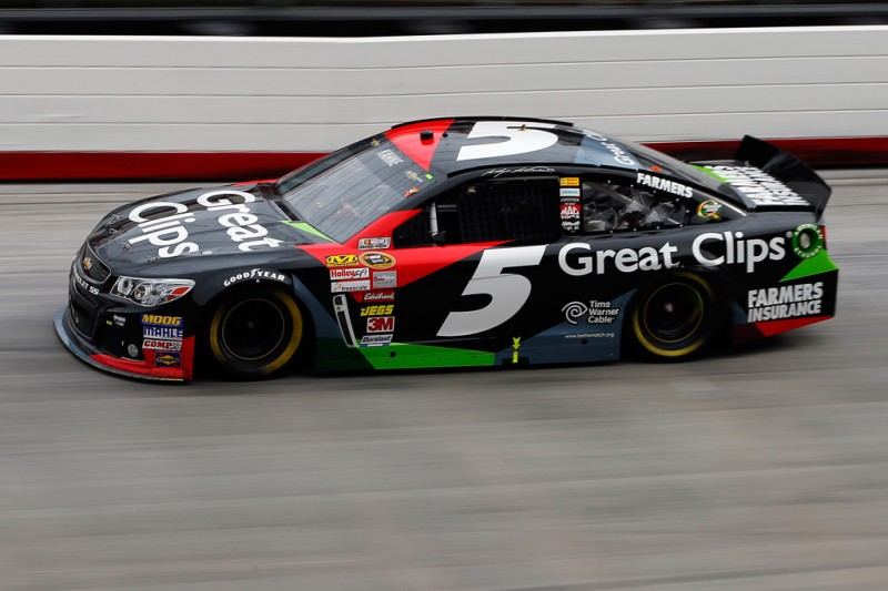 Kasey Kahne drives the #5 Great Clips Chevrolet during the NASCAR Sprint Cup Series Food City 500 at Bristol Motor Speedway on March 17, 2013 in Bristol, Tennessee.