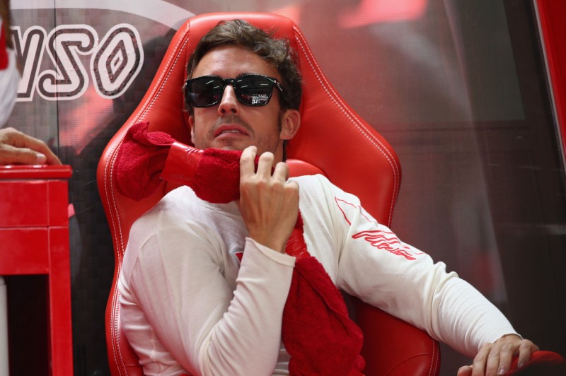 Fernando Alonso of Spain and Ferrari prepares to drive during the final practice session prior to qualifying for the Malaysian Formula One Grand Prix at the Sepang Circuit on March 23, 2013 in Kuala Lumpur, Malaysia.