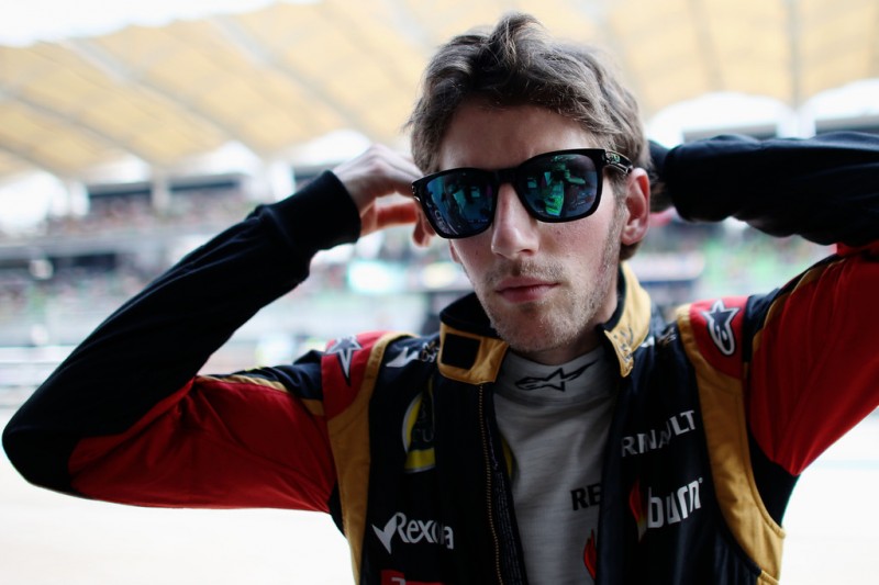 Romain Grosjean of France and Lotus prepares to drive during qualifying for the Malaysian Formula One Grand Prix at the Sepang Circuit on March 23, 2013 in Kuala Lumpur, Malaysia.