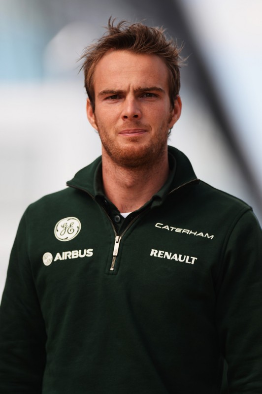 Giedo van der Garde of the Netherlands and Caterham walks in the paddock following qualifying for the British Formula One Grand Prix at Silverstone Circuit on June 29, 2013 in Northampton, England. 
