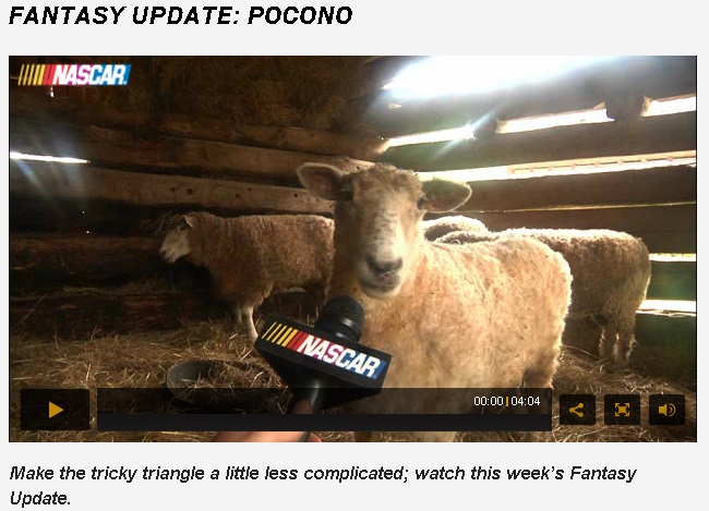 FANTASY UPDATE: POCONO
Make the tricky triangle a little less complicated; watch this week’s Fantasy Update.