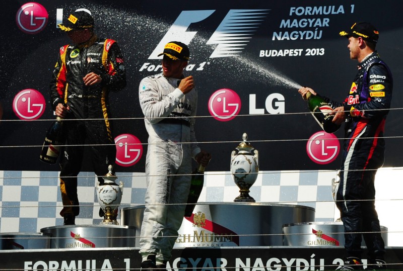 F1 2013 Hungarian Grand Prix Podium
