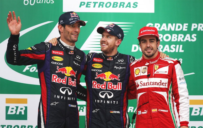 Formula-1: 2013 Grande Prêmio do Brasil Race Winners