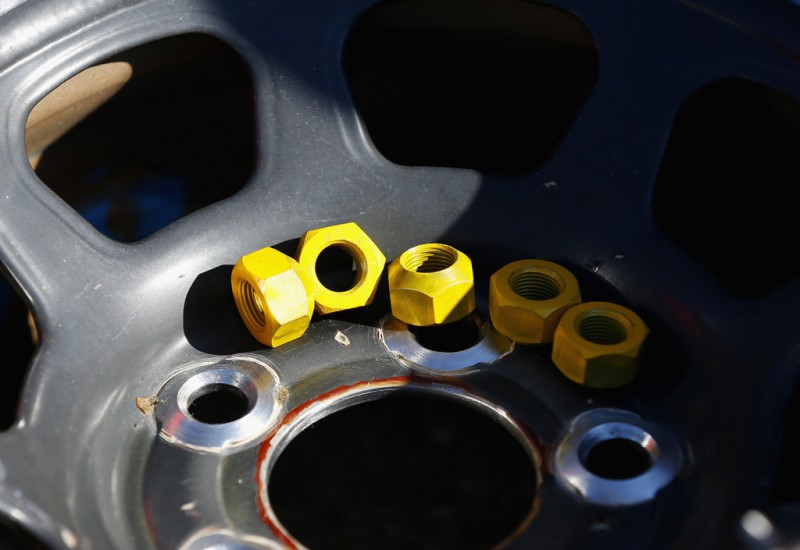 Lugnuts are seen on pit road before the NASCAR Sprint Cup Series AAA 400 at Dover International Speedway on September 28, 2014 in Dover, Delaware. 