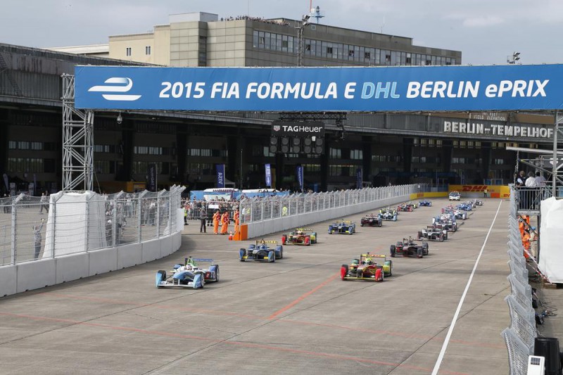 2015 DHL Berlin ePrix starting grid.