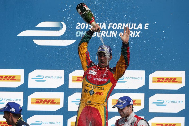 2015 DHL Berlin ePrix winner (disqualified later) Lucas di Grassi.