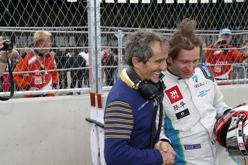 2015 DHL Berlin ePrix: Alain Prost and Jarno Trulli.
