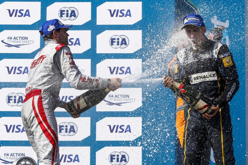2015 Visa London ePrix - Sebastien Buemi and Jerome D'Ambrosio.