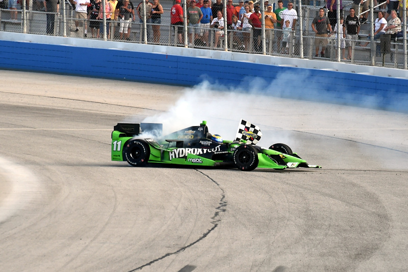 2015 ABC Supply Wisconsin 250 IndyCar Race WInner Sebastien Bourdais. 2015 ABC Supply Wisconsin 250 IndyCar Race WInner Sebastien Bourdais.