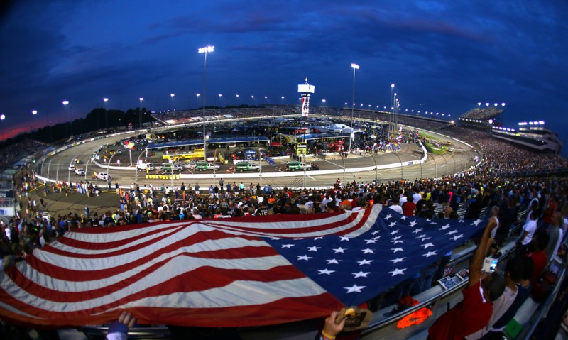 A general view of the speedway prior to the NASCAR Sprint Cup Series Federated Auto Parts 400 at Richmond International Raceway on September 12, 2015 in Richmond, Virginia. A general view of the speedway prior to the NASCAR Sprint Cup Series Federated Auto Parts 400 at Richmond International Raceway on September 12, 2015 in Richmond, Virginia.