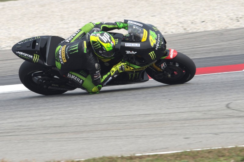 Pol Espargaro of Spain and Monster Yamaha Tech 3 rounds the bend. during the MotoGP race during the MotoGP Of Malaysia at Sepang Circuit on October 25, 2015 in Kuala Lumpur, Malaysia. Pol Espargaro of Spain and Monster Yamaha Tech 3 rounds the bend. during the MotoGP race during the MotoGP Of Malaysia at Sepang Circuit on October 25, 2015 in Kuala Lumpur, Malaysia.