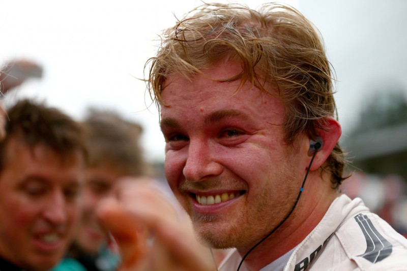 Nico Rosberg of Germany and Mercedes GP celebrates in Parc Ferme after winning the Formula One Grand Prix of Brazil at Autodromo Jose Carlos Pace on November 15, 2015 in Sao Paulo, Brazil. Nico Rosberg of Germany and Mercedes GP celebrates in Parc Ferme after winning the Formula One Grand Prix of Brazil at Autodromo Jose Carlos Pace on November 15, 2015 in Sao Paulo, Brazil.