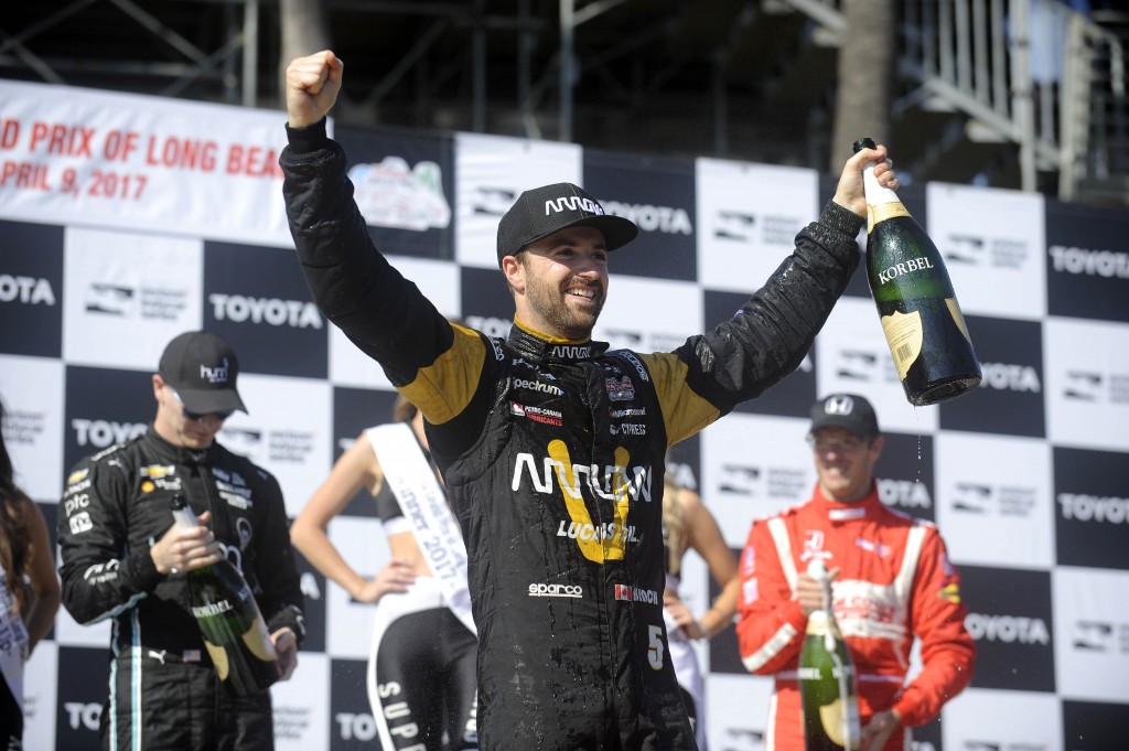IndyCar Toyota Grand Prix of Long Beach results: James Hinchcliffe wins. IndyCar Toyota Grand Prix of Long Beach results: James Hinchcliffe wins.