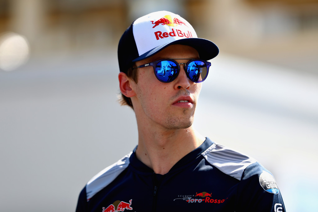Daniil Kvyat of Russia and Scuderia Toro Rosso on the drivers parade before the Azerbaijan Formula One Grand Prix at Baku City Circuit on June 25, 2017 in Baku, Azerbaijan. Daniil Kvyat of Russia and Scuderia Toro Rosso on the drivers parade before the Azerbaijan Formula One Grand Prix at Baku City Circuit on June 25, 2017 in Baku, Azerbaijan.