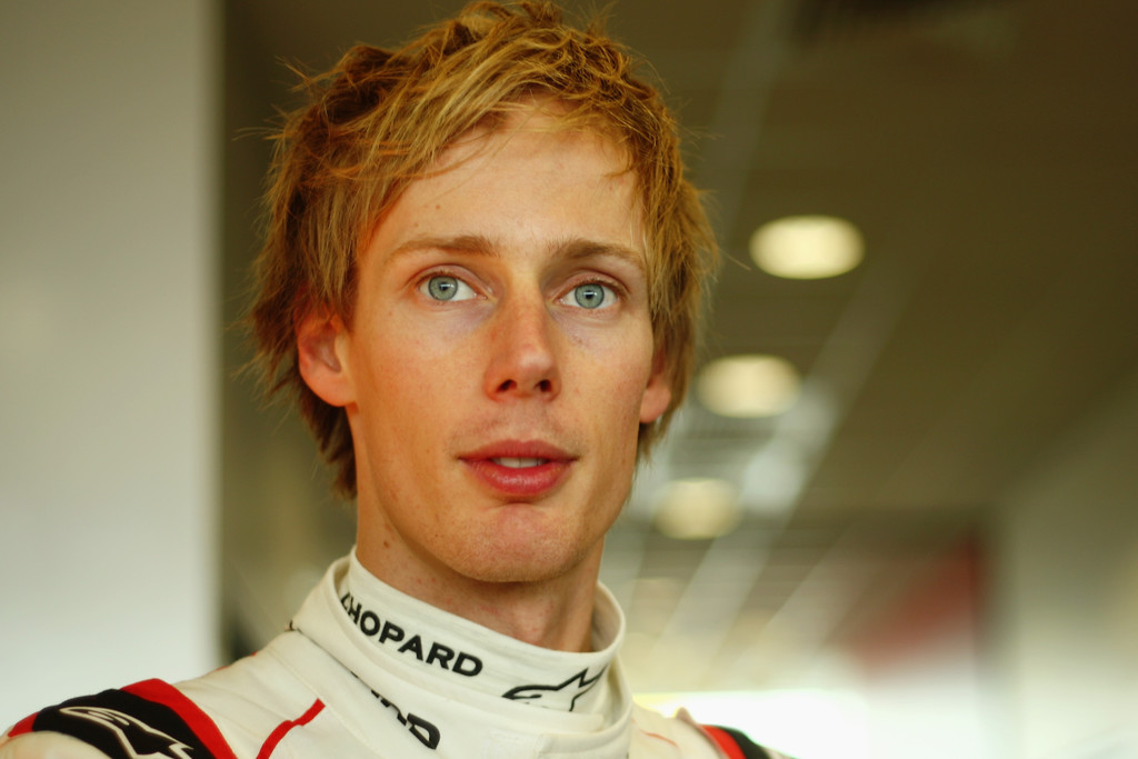 Brendon Hartley of New Zealand and Porsche Team 919 Hybrid talks to the media during previews the FIA World Endurance Championship Six Hours of Silverstone race at the Silverstone Circuit on April 16, 2016 in Northampton, England. Brendon Hartley of New Zealand and Porsche Team 919 Hybrid talks to the media during previews the FIA World Endurance Championship Six Hours of Silverstone race at the Silverstone Circuit on April 16, 2016 in Northampton, England.