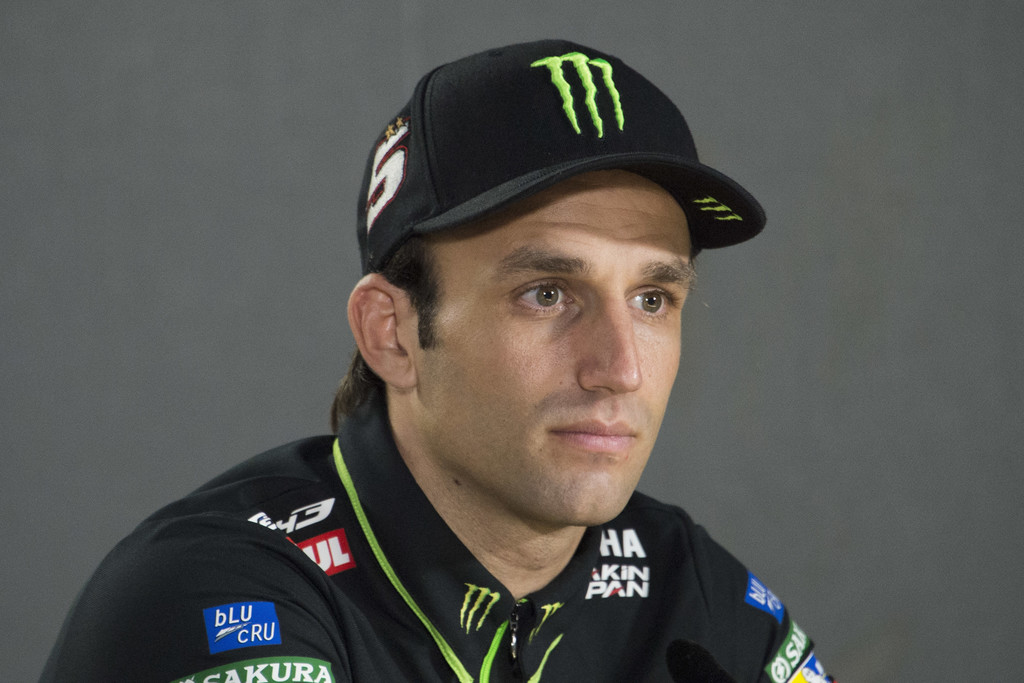 Johann Zarco of France and Monster Yamaha Tech 3 speaks during a press conference ahead of the MotoGP of Malaysia at Sepang Circuit on October 26, 2017 in Kuala Lumpur, Malaysia. Johann Zarco of France and Monster Yamaha Tech 3 speaks during a press conference ahead of the MotoGP of Malaysia at Sepang Circuit on October 26, 2017 in Kuala Lumpur, Malaysia.