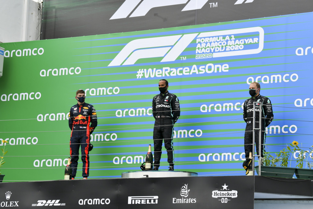 Lewis Hamilton moved to the top of the drivers’ championship after taking his second win of the 2020 Formula 1 season. Lewis Hamilton moved to the top of the drivers’ championship after taking his second win of the 2020 Formula 1 season.