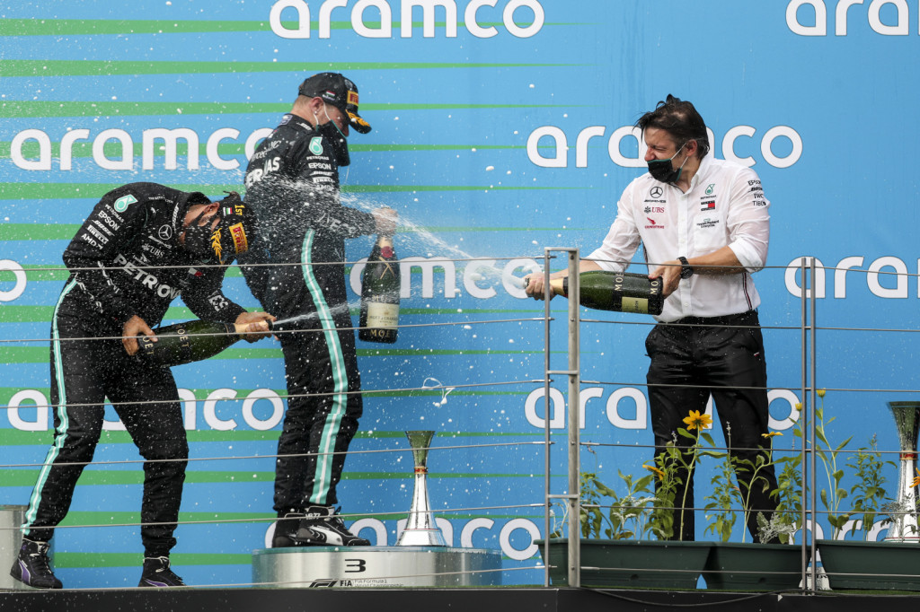 2020 Hungarian Grand Prix podium. 2020 Hungarian Grand Prix podium.
