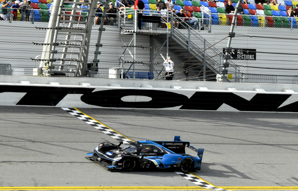 No. 10 Wayne Taylor Racing Acura ARX-05 DPi at the 2021 24 Hours of Daytona. No. 10 Wayne Taylor Racing Acura ARX-05 DPi at the 2021 24 Hours of Daytona.